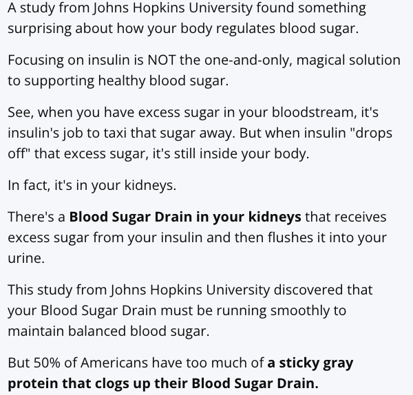 Describing what Glucoberry does